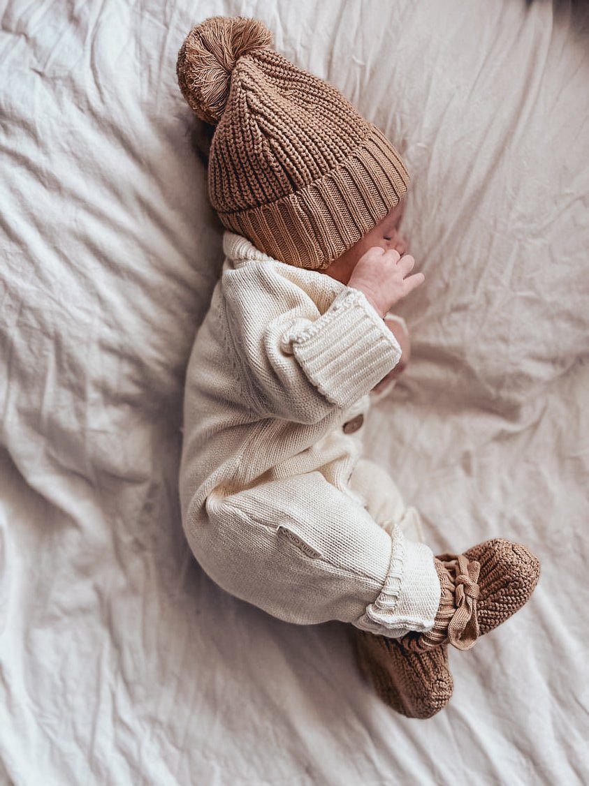 3LC Textured Knit Beanie | Coco