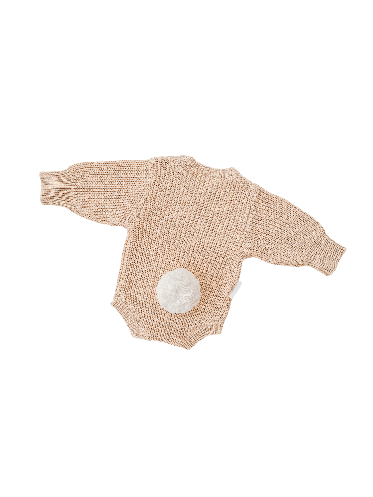 Easter Knit Bubble Romper | Sand Fleck