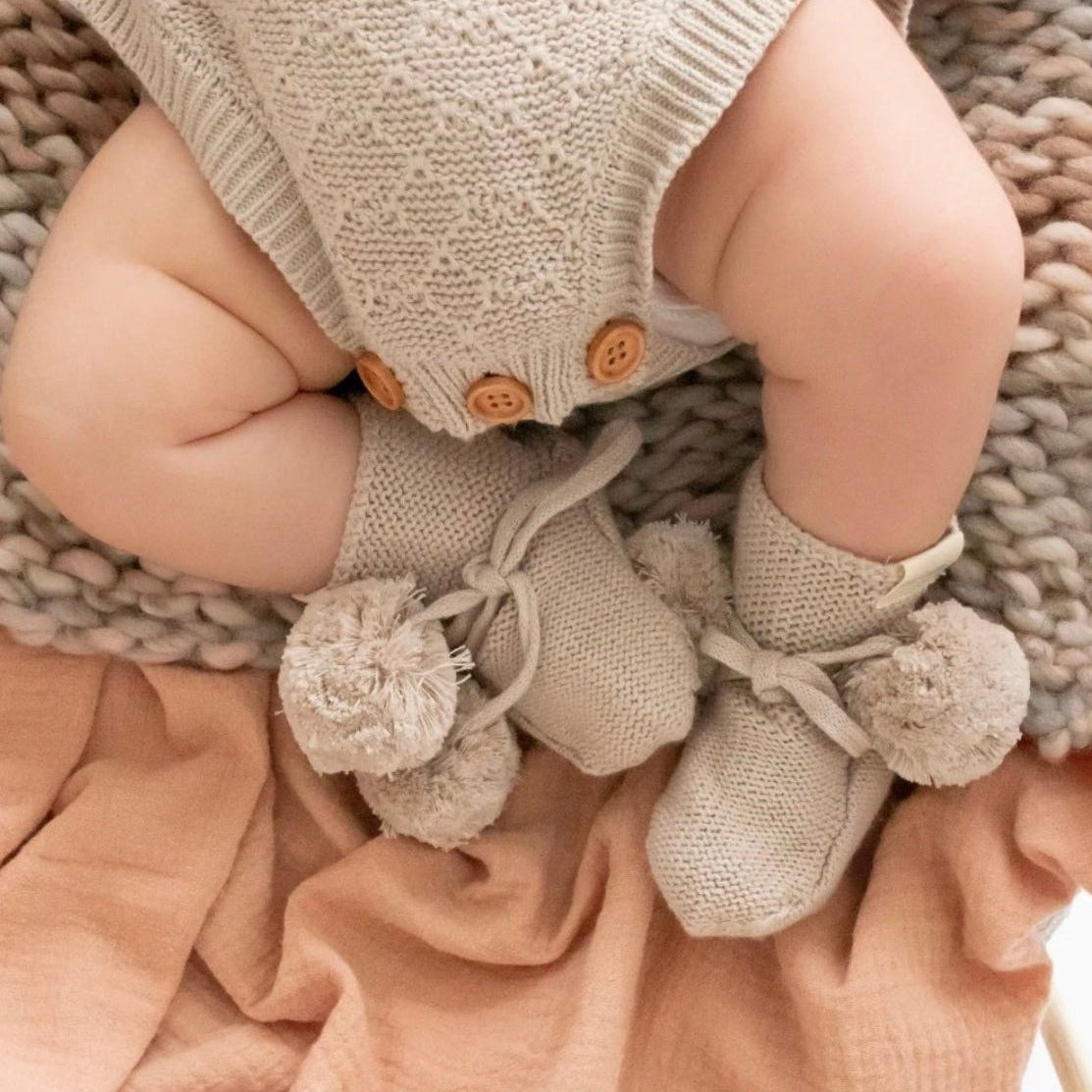 Organic Knitted Romper | Frankie