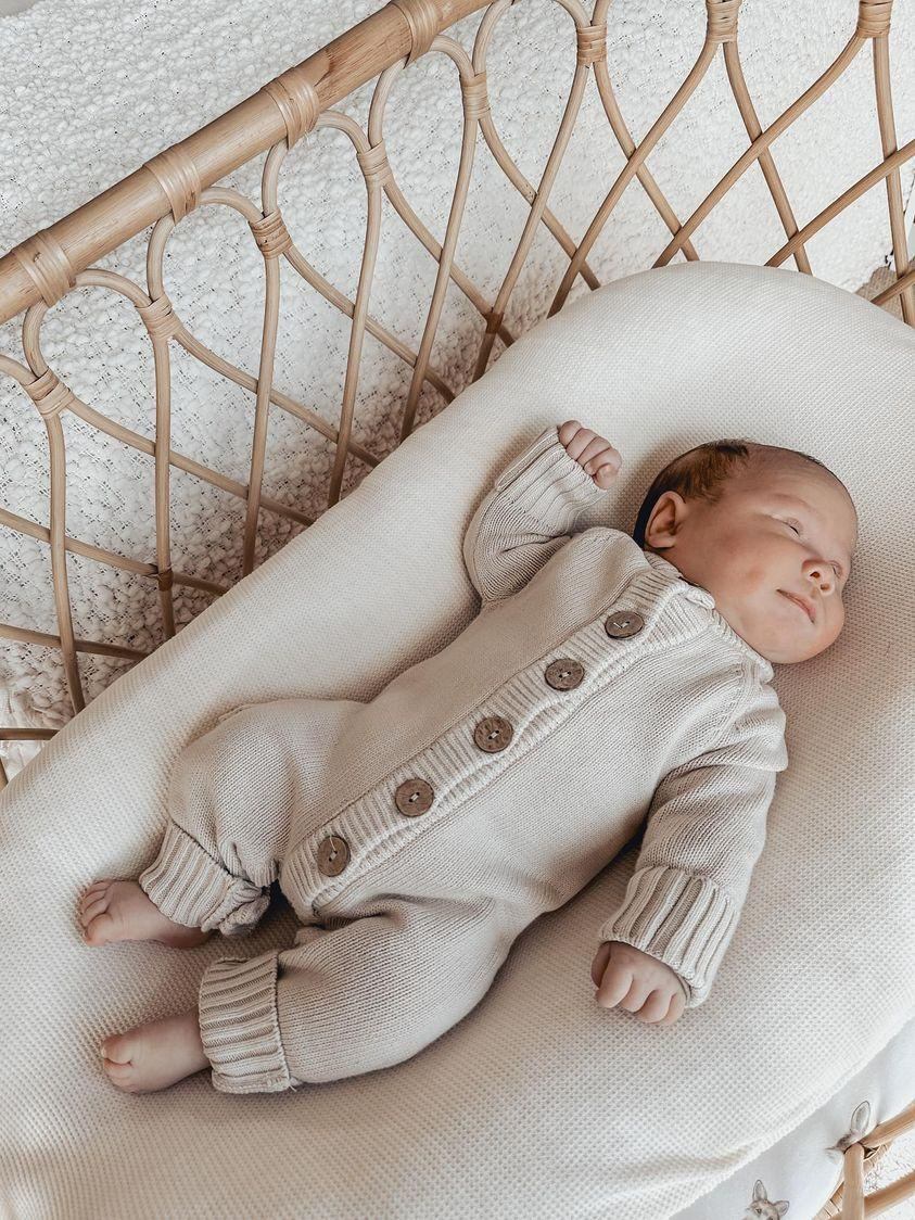 Romper For Infants | Baby Knitted Romper | Brave Little Lamb