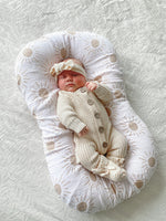 3LC Knitted Romper | Oat