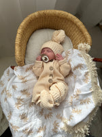 3LC Knitted Romper | Oat