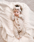 Load image into Gallery viewer, Newborn Head Bow | 3LC Knitted Topknot | Brave Little Lamb
