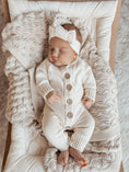 Load image into Gallery viewer, Bow For Newborn | Knitted Topknot | Brave Little Lamb
