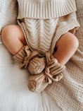 Load image into Gallery viewer, Booties For Infants | Baby Knit Booties | Brave Little Lamb
