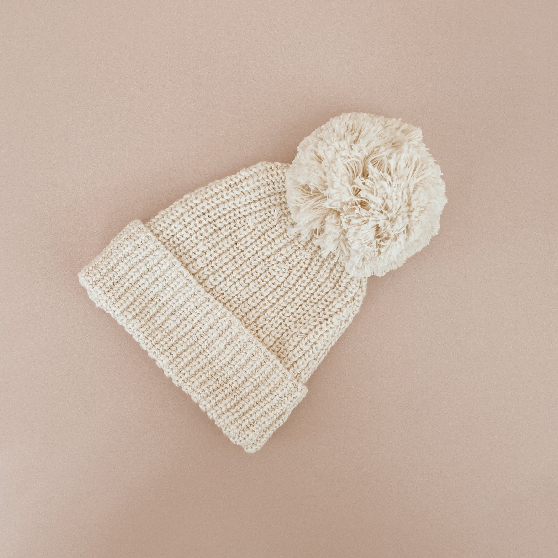 B & P Chunky Knit Beanie | Honey