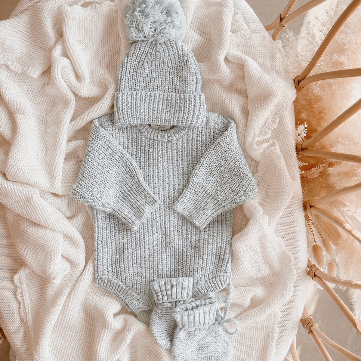 Chunky Knit Periwinkle Bundle