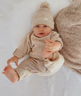 Load image into Gallery viewer, Pants For Newborn | Biscuit Speckle Knit Pants | Brave Little Lamb
