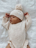 Load image into Gallery viewer, Knitted Newborn Romper | Bubble Knit Romper | Brave Little Lamb
