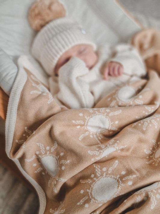 Baby Winter Hat | Infant Knit Beanie | Brave Little Lamb