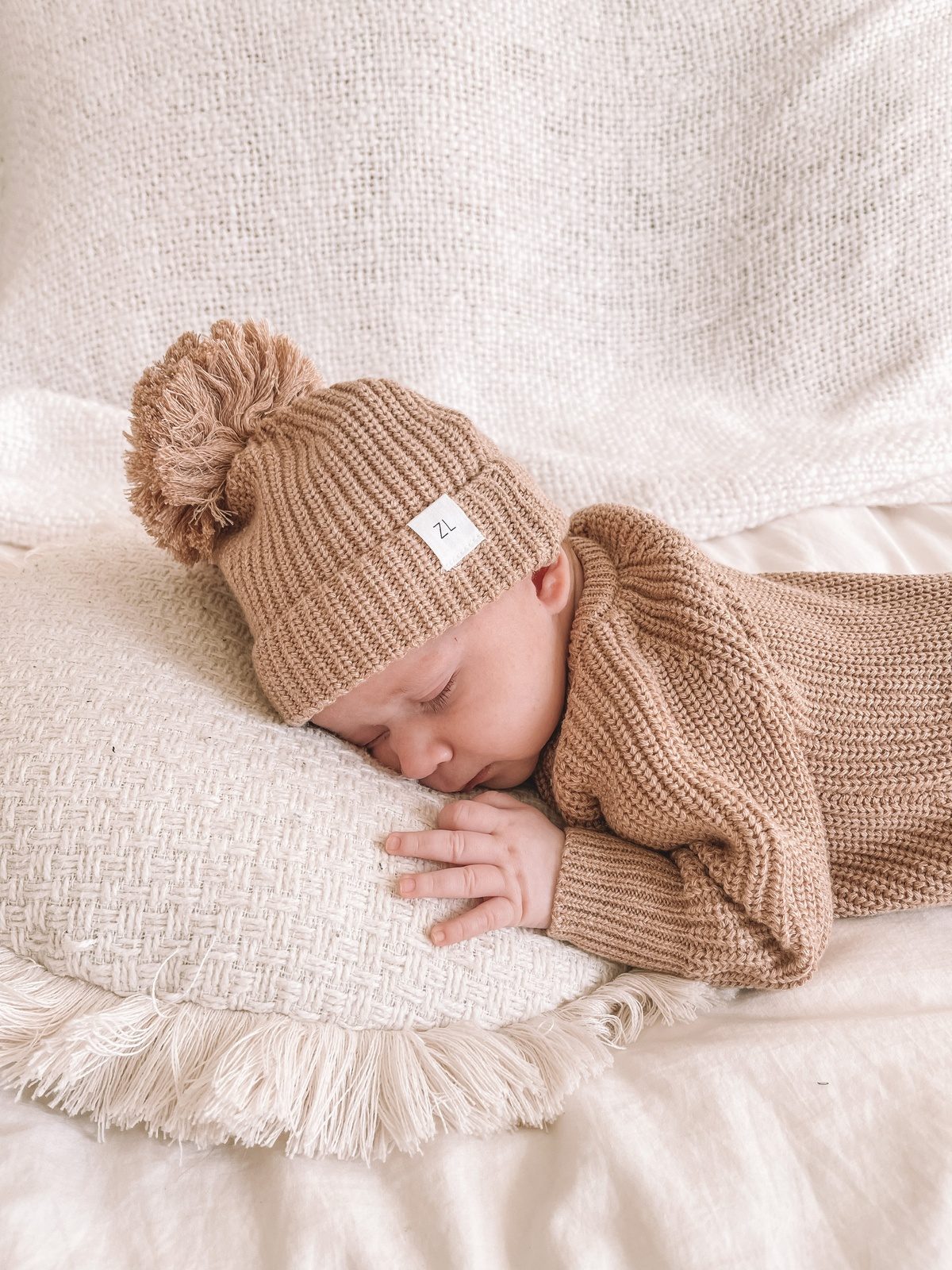 Best Infant Beanie | Knit Beanie | Brave Little Lamb