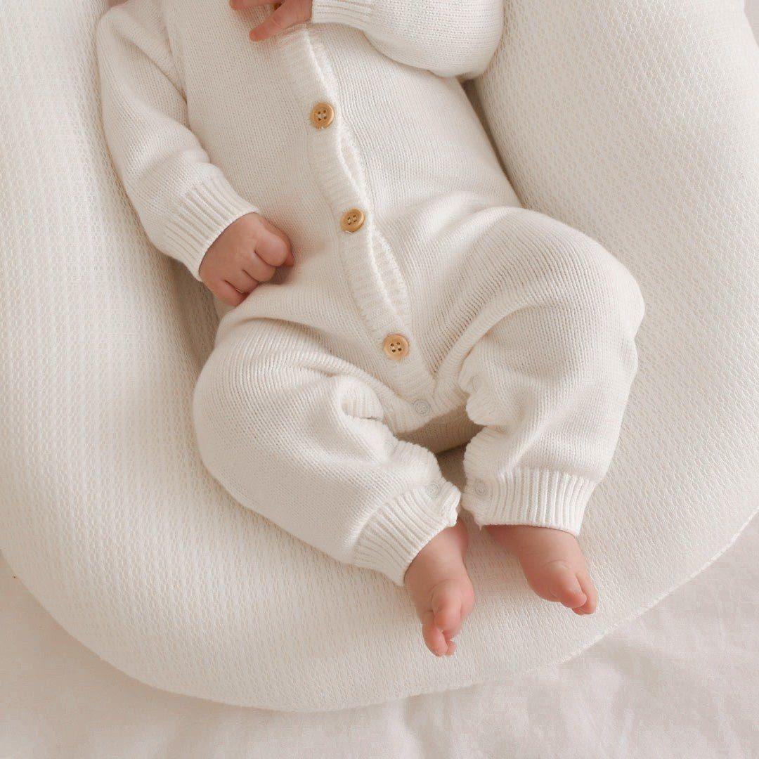 Knit Outfits For Newborns | Classic Romper | Brave Little Lamb