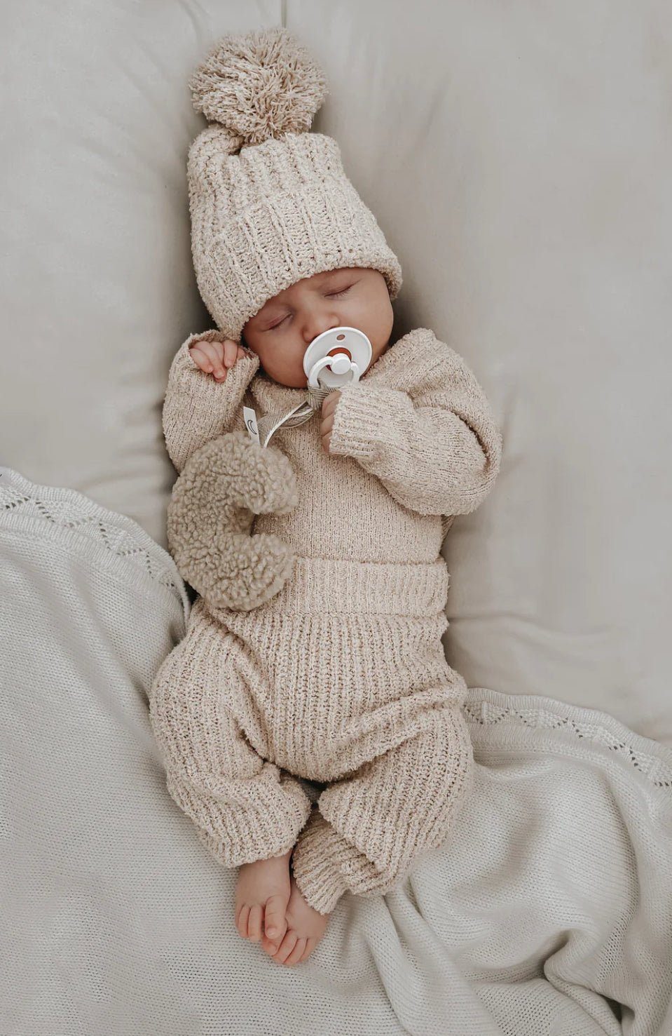 Newborn Knitted Pants | Combed Cotton Pants | Brave Little Lamb