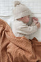 Divine Pointelle Blanket | Copper