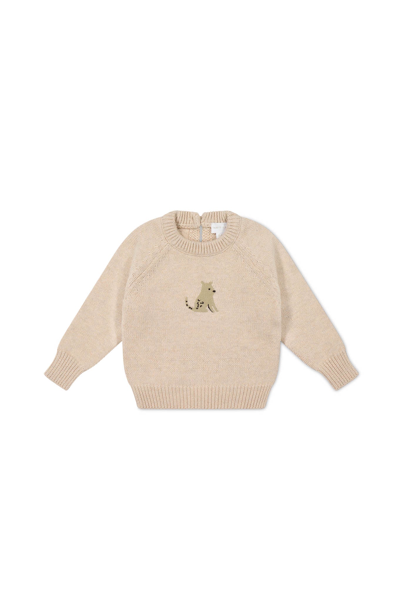 Ethan Jumper | Oatmeal Marle Leopard