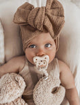 Load image into Gallery viewer, Big Newborn Bows | Harper Oversized Topknot | Brave Little Lamb
