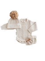 Heirloom Romper | Biscotti Fleck