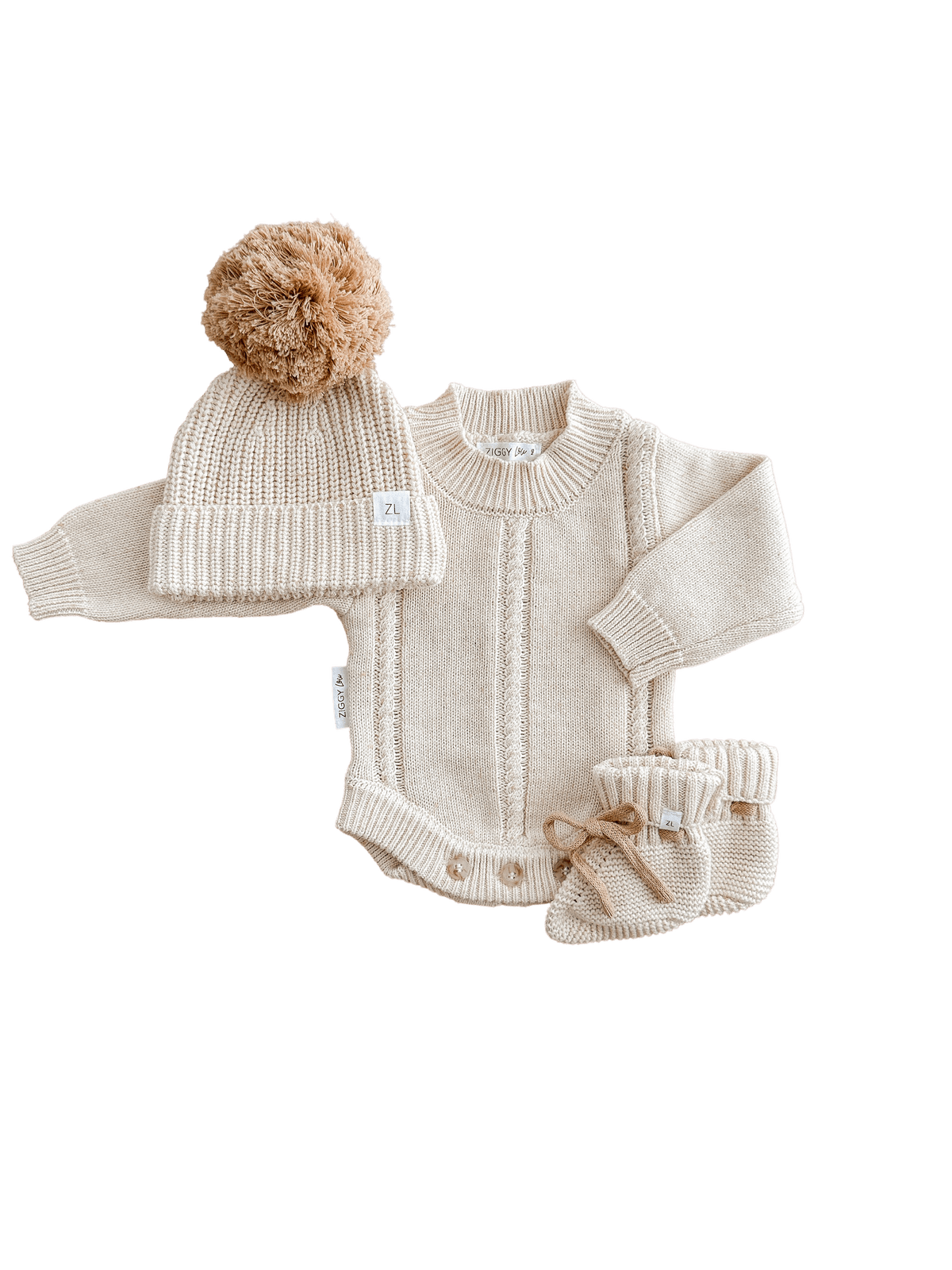 Heirloom Romper | Biscotti Fleck