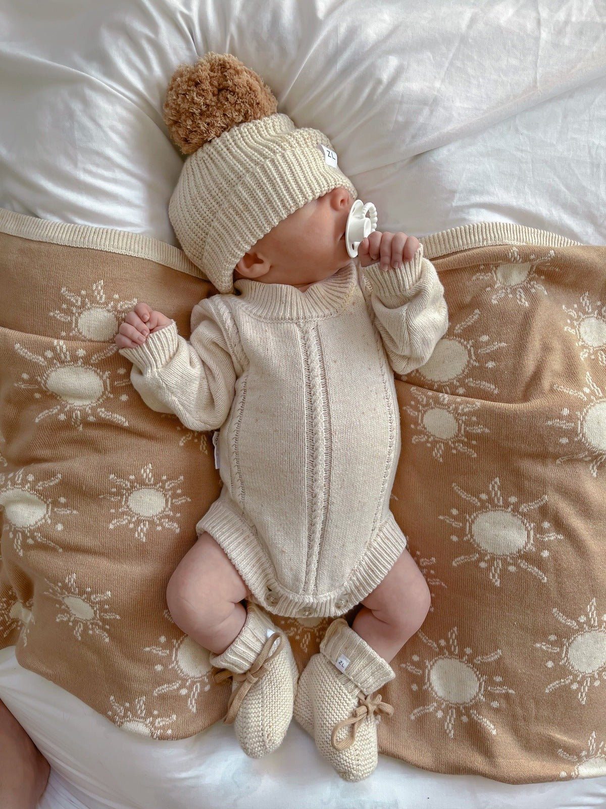 Winter Newborn Outfit | Heirloom Romper For Baby | Brave Little Lamb