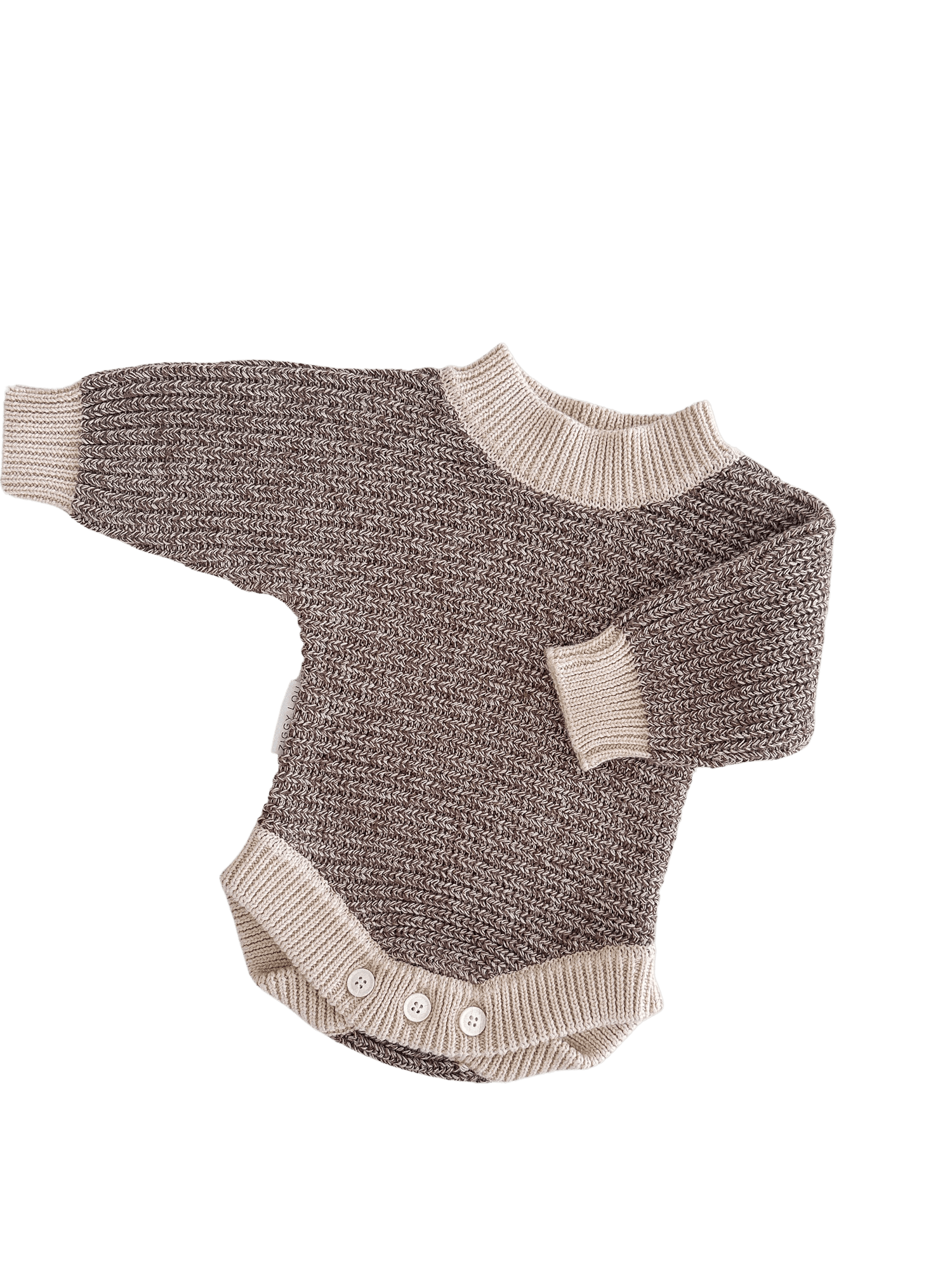 Heirloom Romper - Brownie