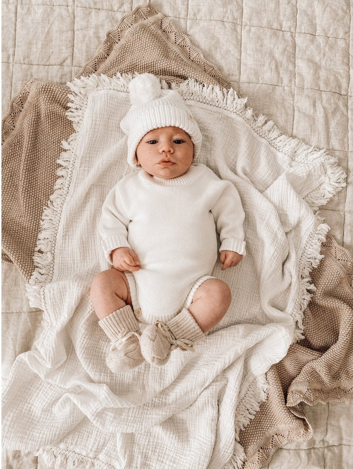 Heirloom Romper - Milk