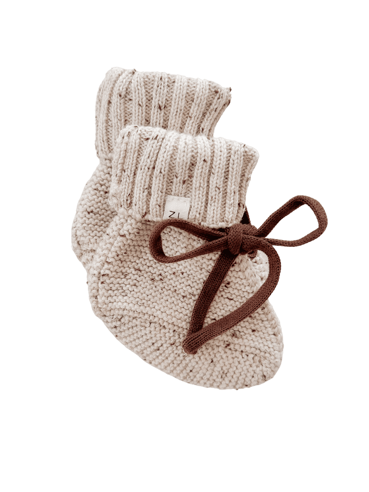 Knit Booties | Cocoa Fleck