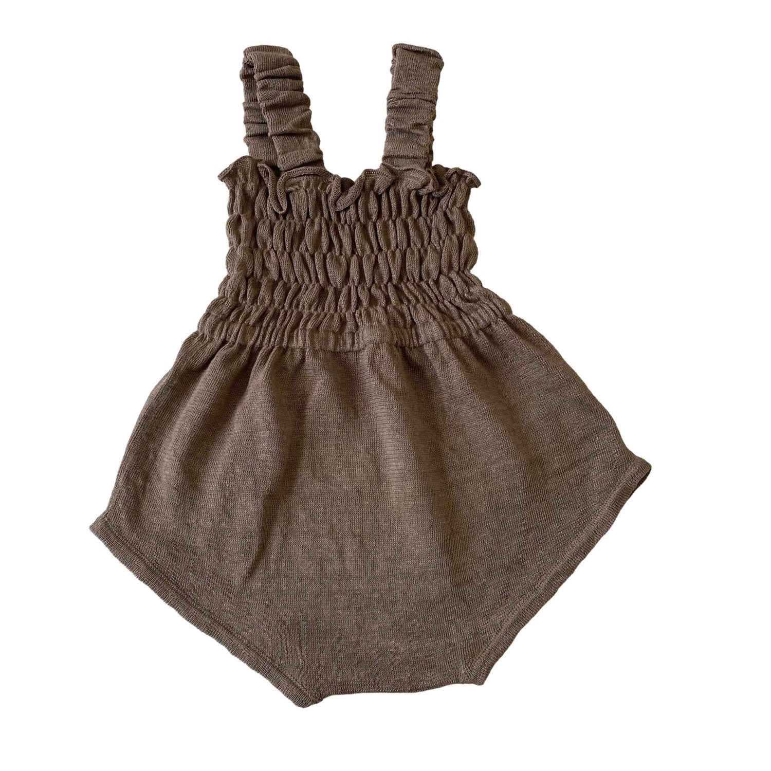 Linen Romper | Mocha