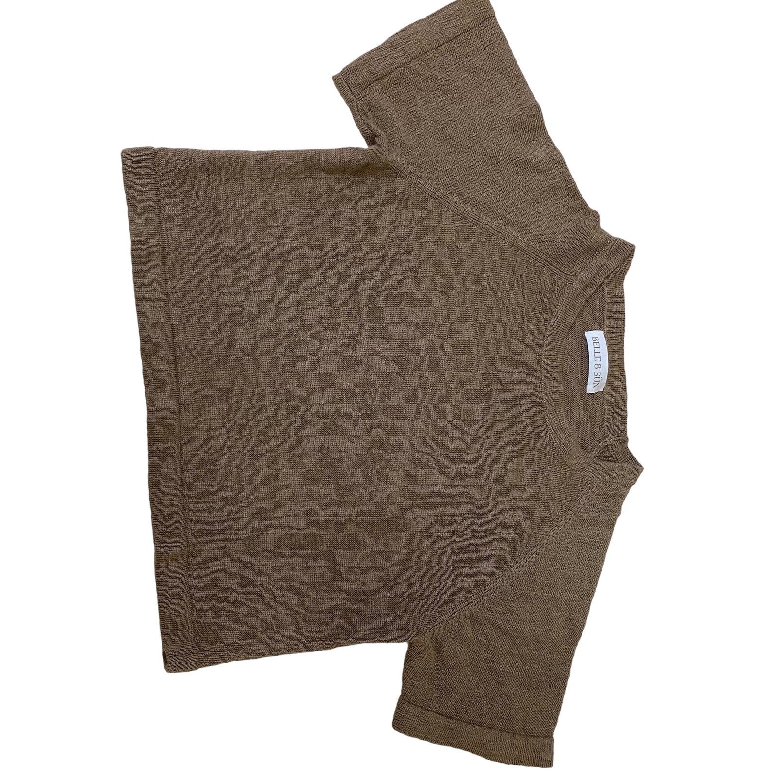 Linen Tee & Shorts Set-Mocha