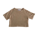 Load image into Gallery viewer, Linen Tee & Shorts Set | Wheat
