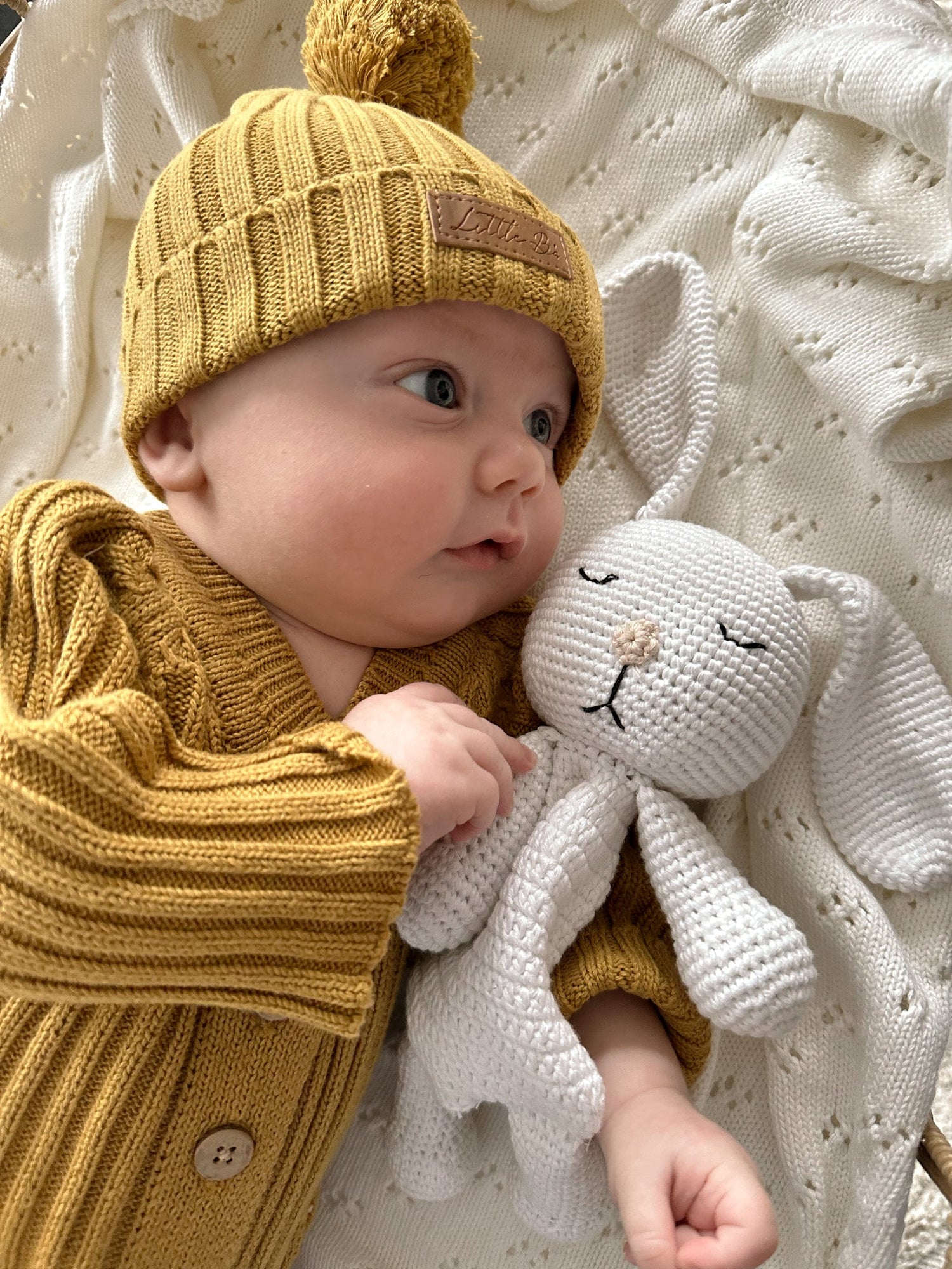 Ribbed Beanie - Mustard