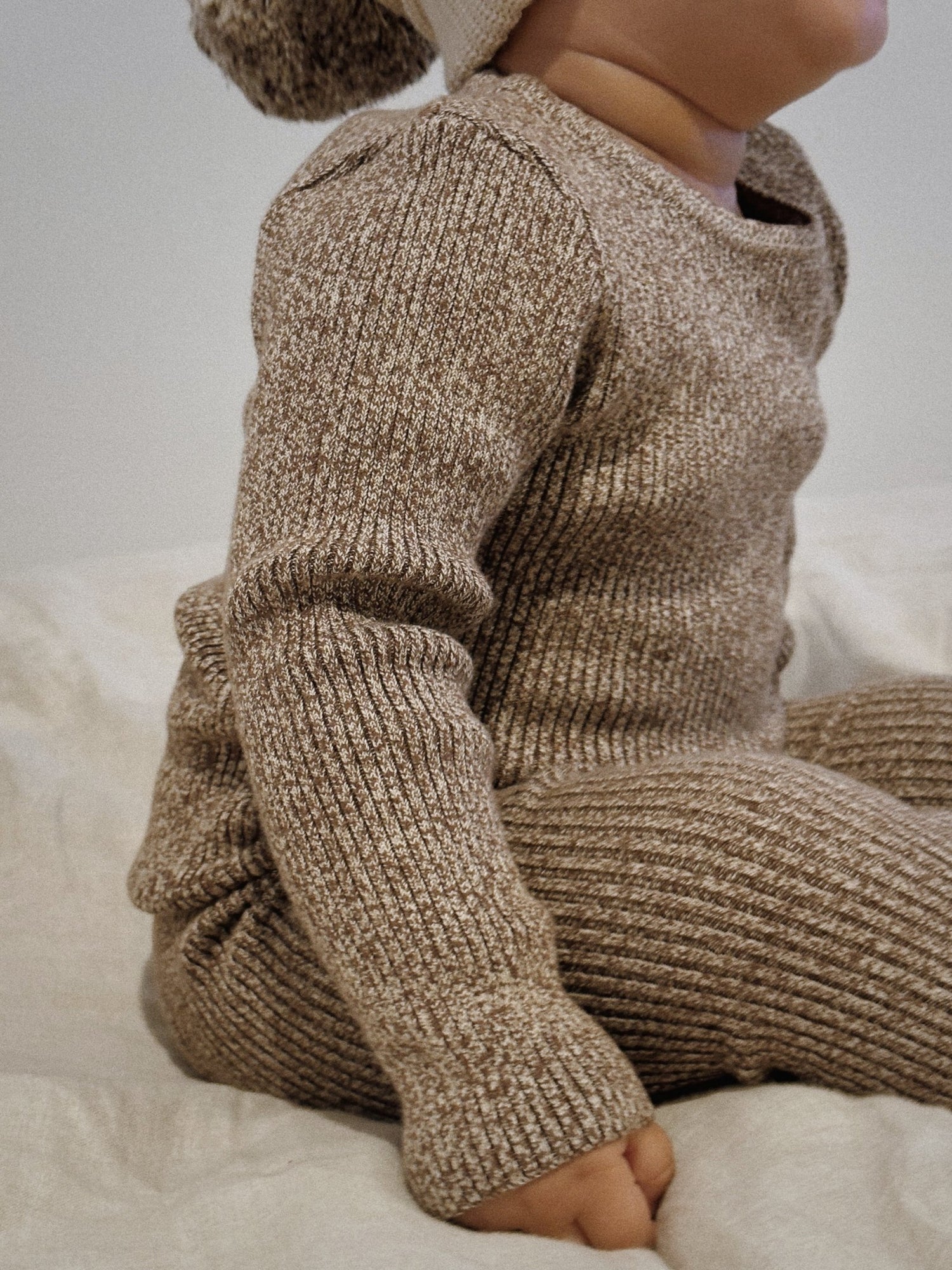 Ribbed Knit Bodysuit | Brownie