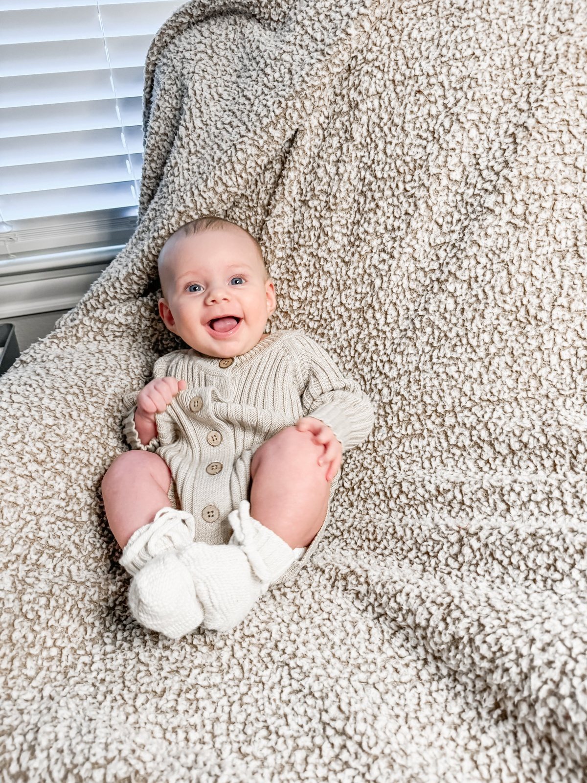 Ribbed Onesie - Oak