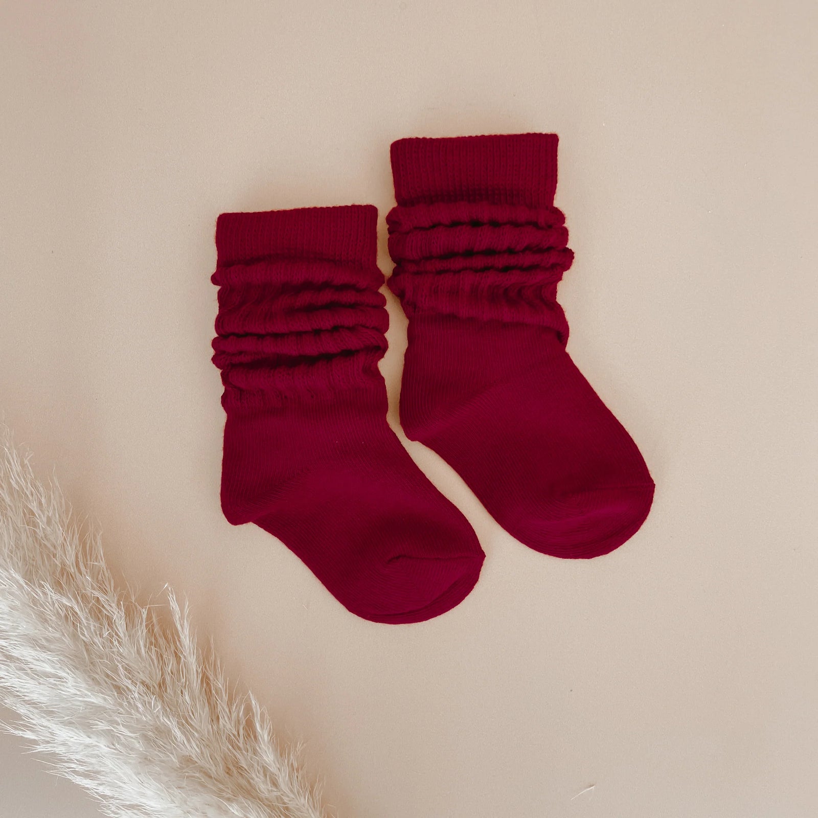 Scrunch Socks | Red