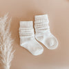 Scrunch Socks | White