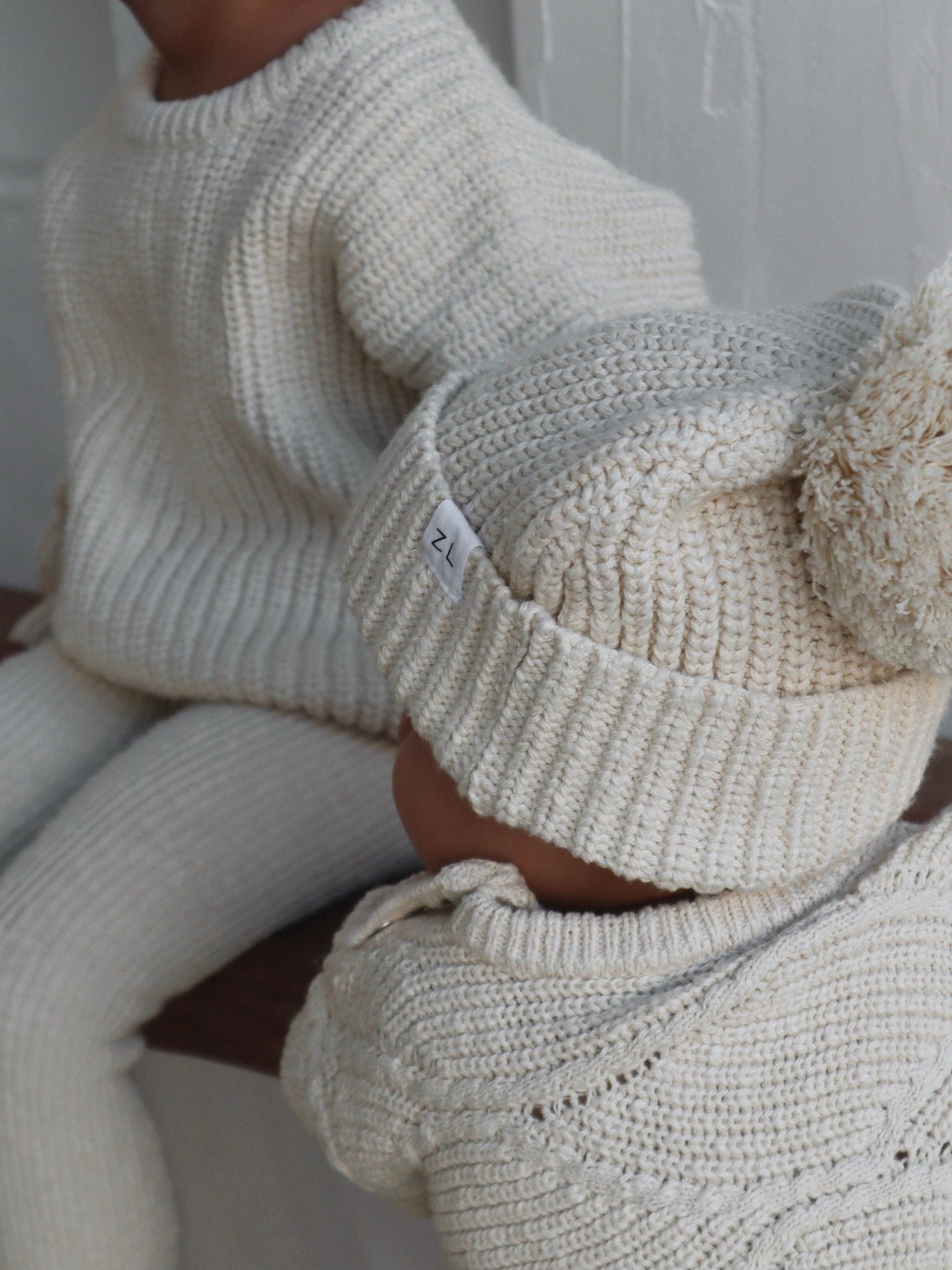 Super Chunky Knit Beanie - Oat