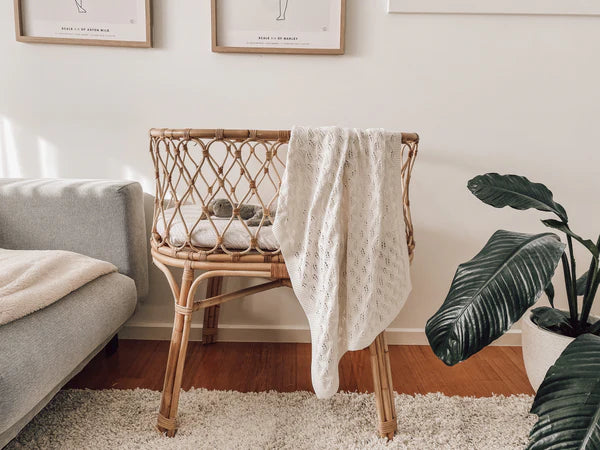 Woodlands Knit Blanket | Milk