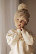 Chunky Knit Beanie | Almond