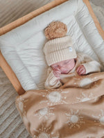 Baby Winter Hat | Infant Knit Beanie | Brave Little Lamb