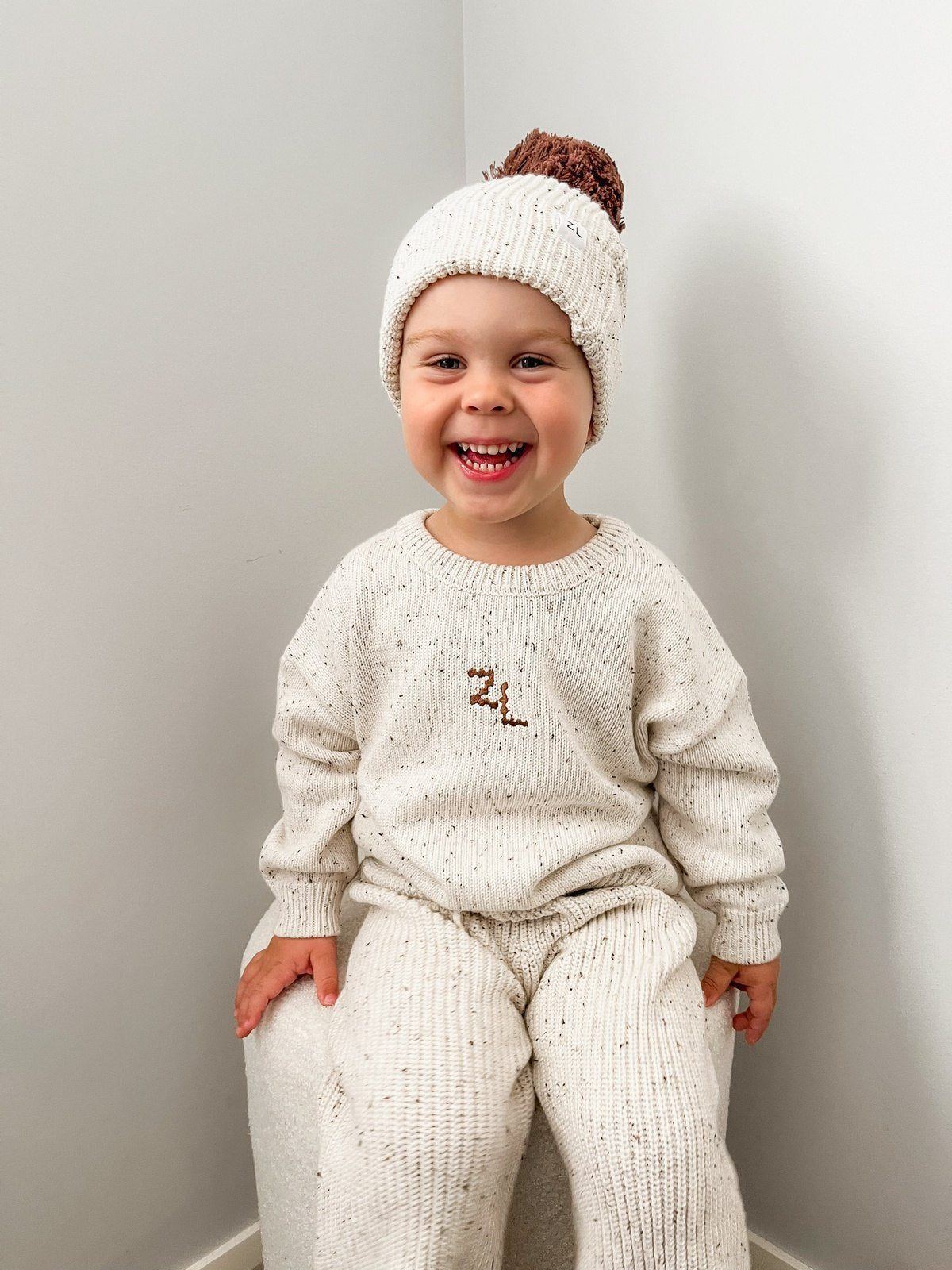 Chunky Knit Beanie | Cocoa Fleck