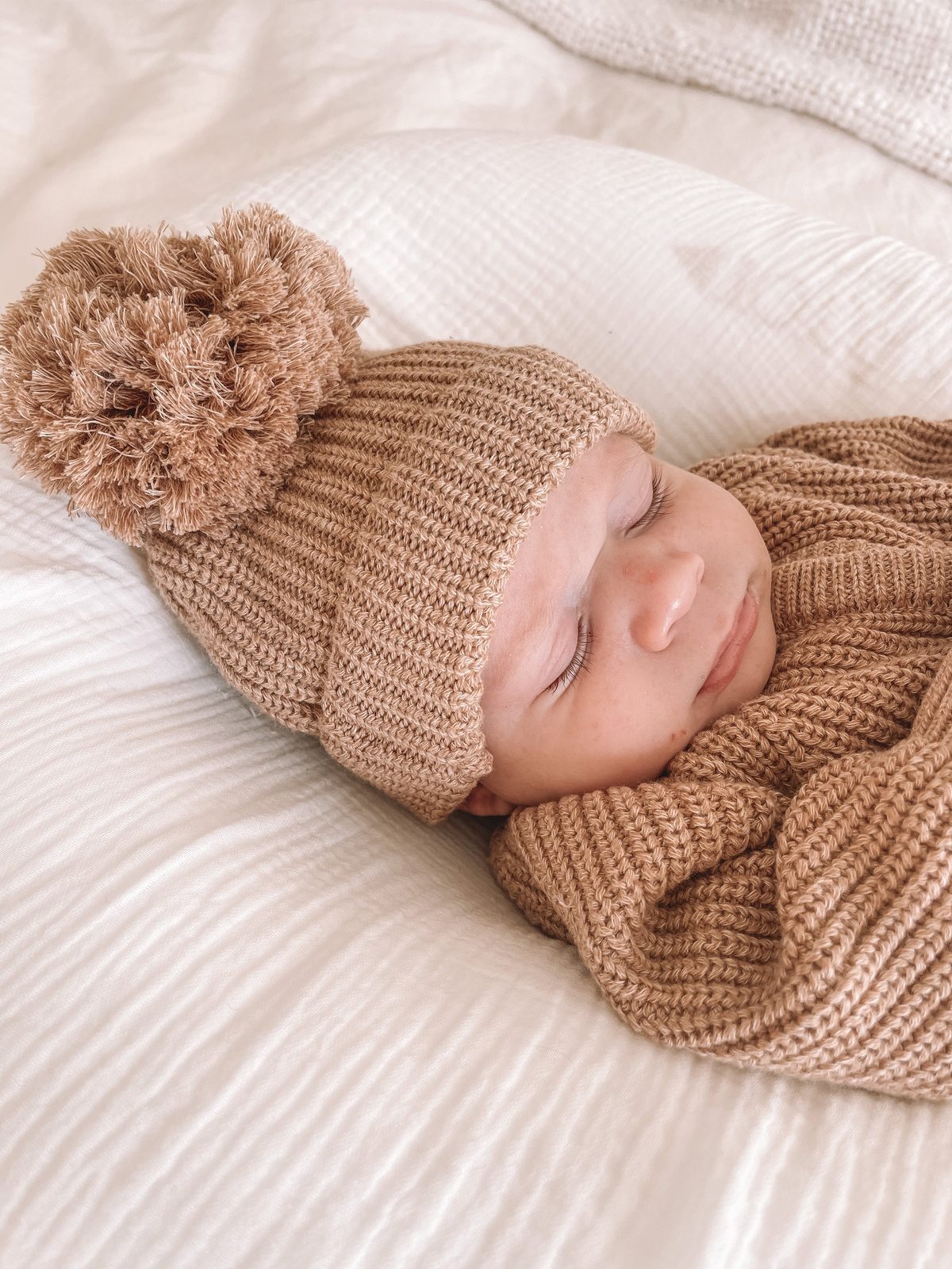 Best Infant Beanie | Knit Beanie | Brave Little Lamb