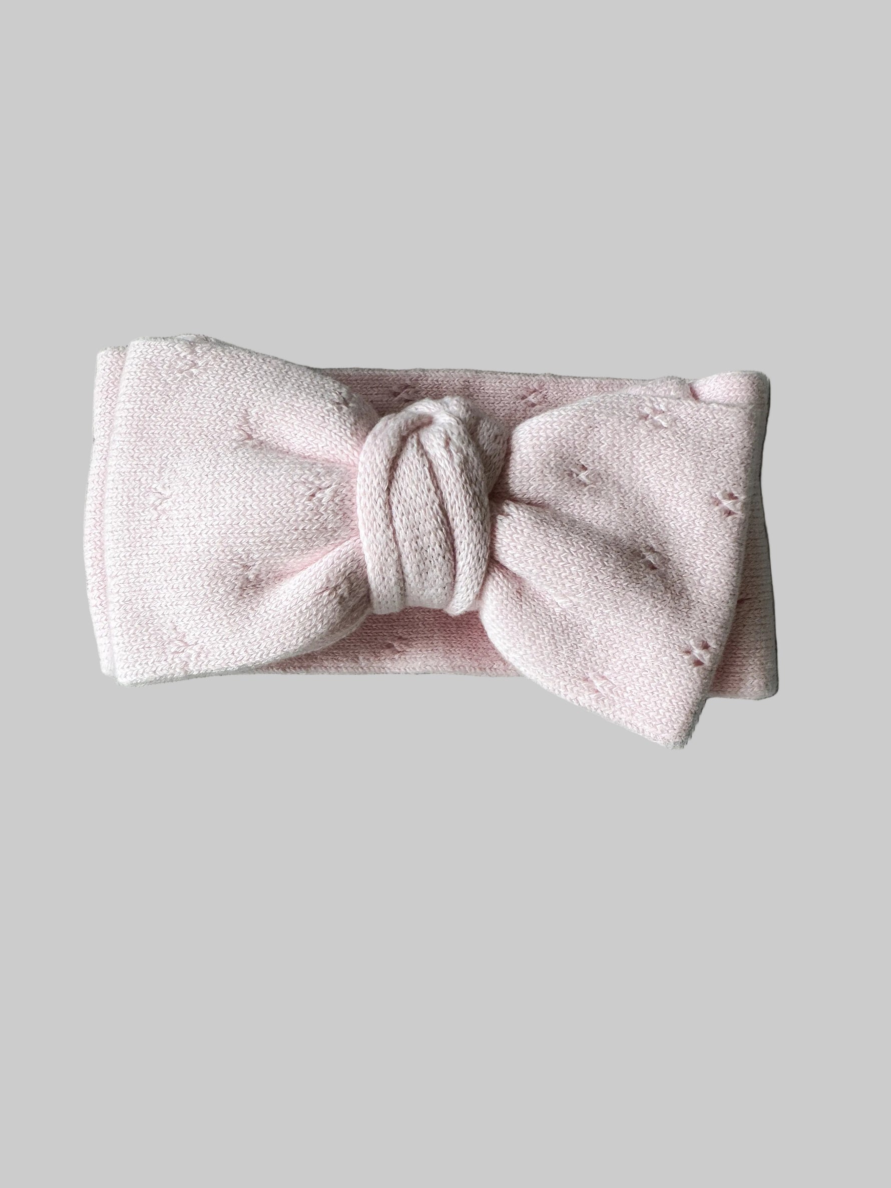 Pink knotted headband 