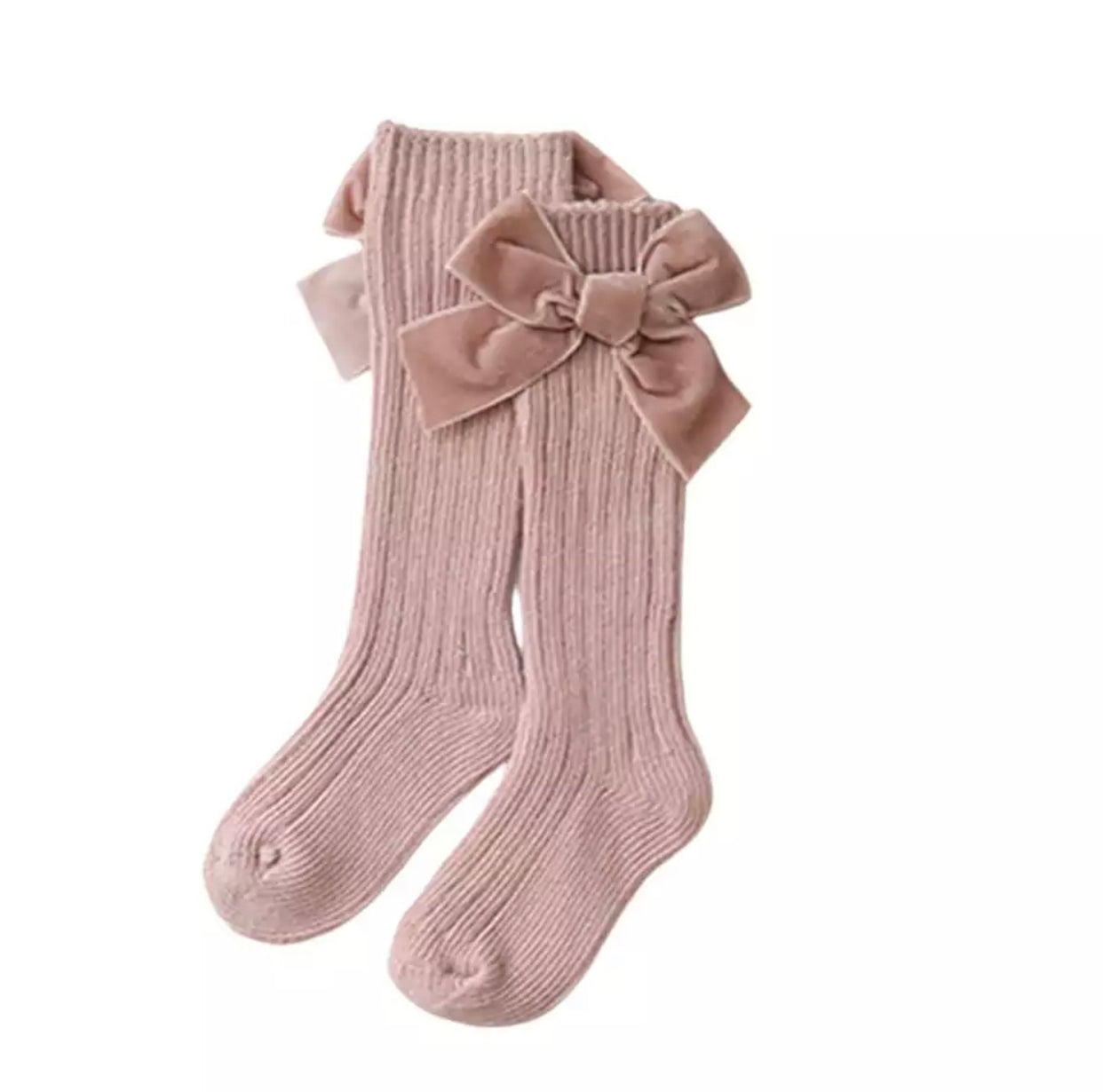 Blythe Velvet Bow Socks