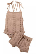 Load image into Gallery viewer, Calah Tie Knit Set-Taupe
