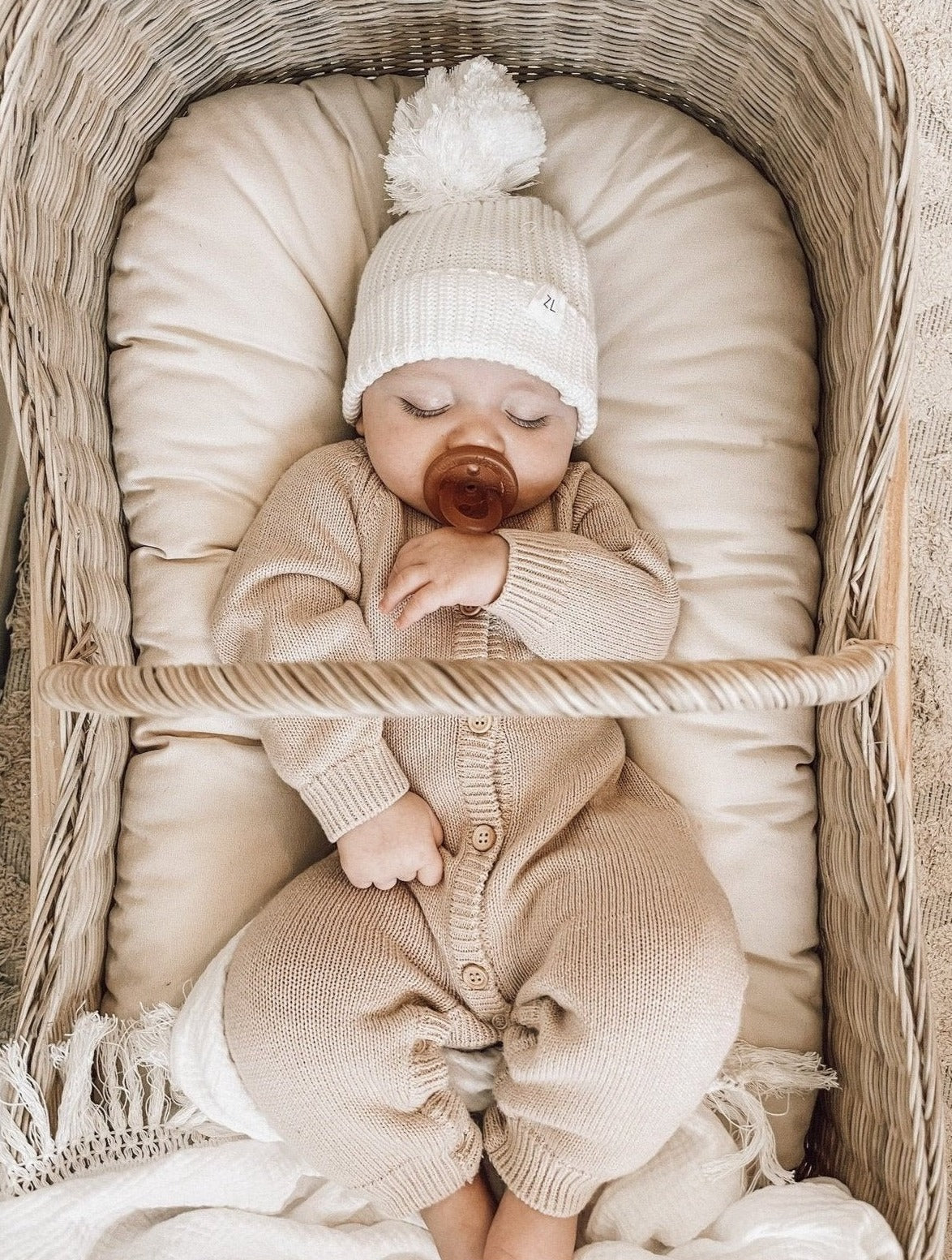 Chunky Knit Beanie | Chunky Beanie For Newborn | Brave Little Lamb