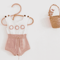 Load image into Gallery viewer, Dusty Rose Knit Romper
