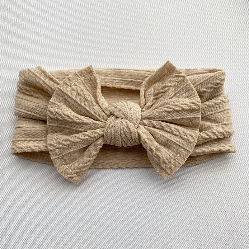 Eliana Knit Bow-Solids