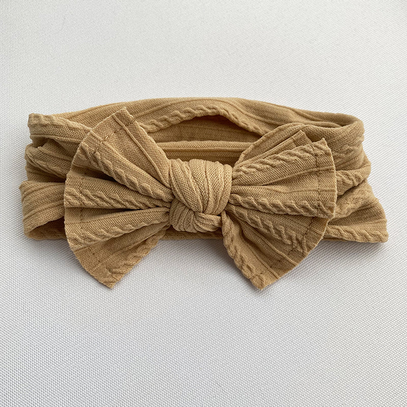 Eliana Knit Bow-Solids