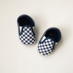 Elijah Checkered Shoes-Charcoal