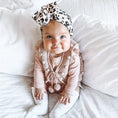 Load image into Gallery viewer, Faith Turban Bow Knot-Pearl Leopard
