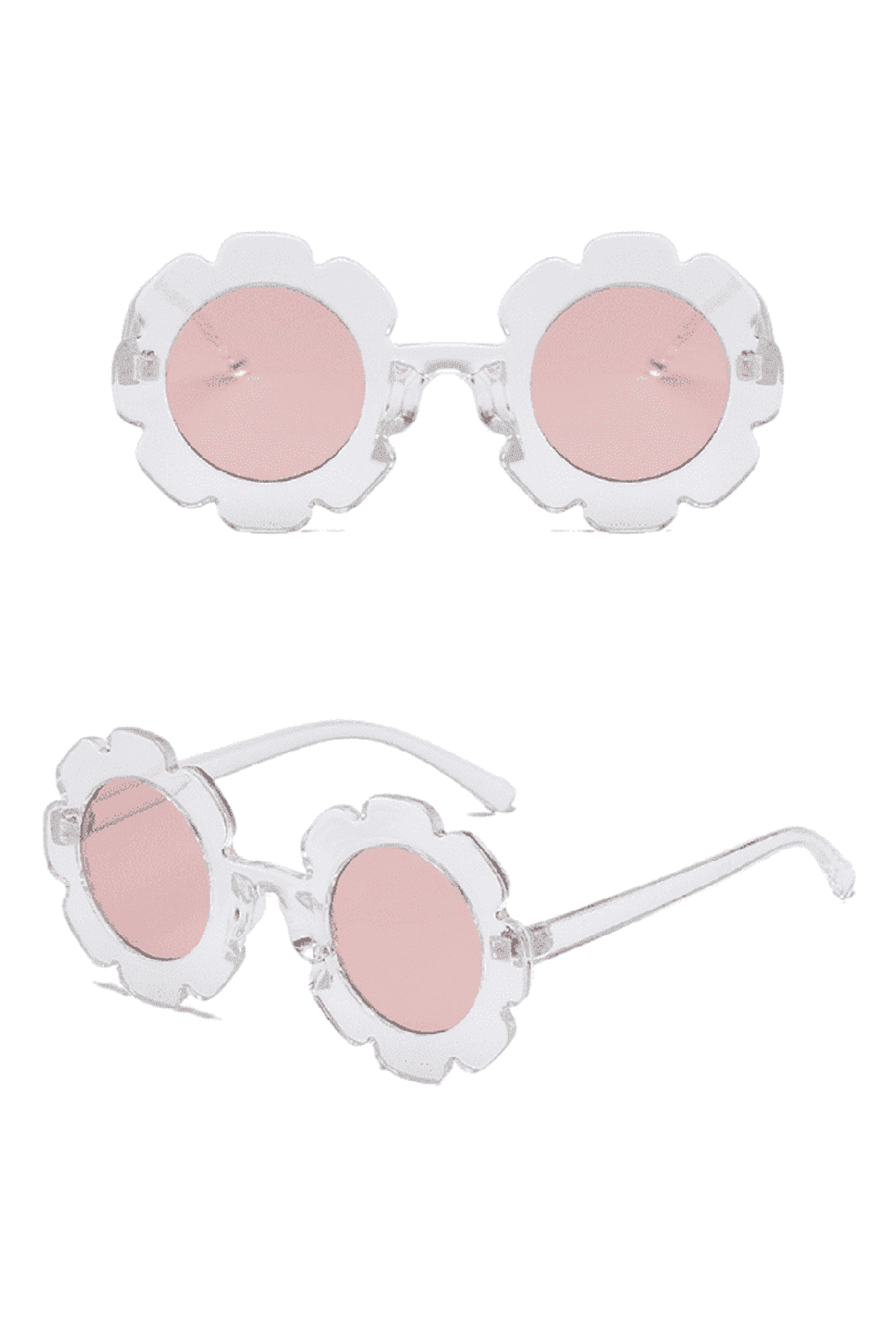 Flower Power Sunglasses-Tea Pink